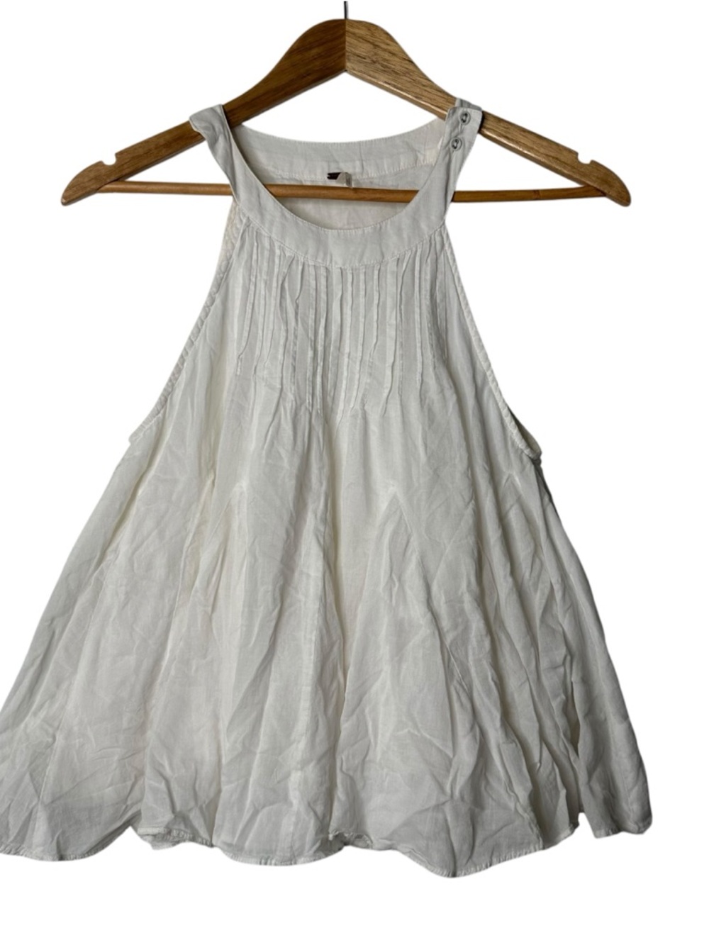 Free People Halter Ruffle Babydoll Top XS